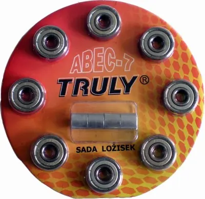 Kup Teď Sada ložisek TRULY ABEC 7 - Carbon/8ks