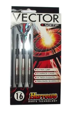 Finální Výprodej Šipky HARROWS SOFT SILVER SHARK 18g
