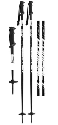 Sjezdové hole SULOV COMPACT, vel. 115 cm, černé Levný
