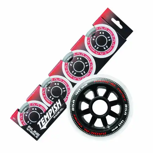 Kolečka na brusle Tempish Radical 90mm/85A - 4ks Akční Cena