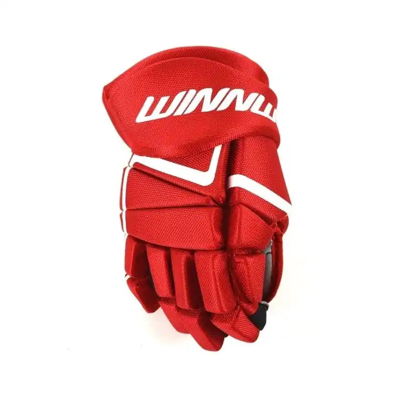 Autentický Juniorské hokejové rukavice Winnwell AMP500 - červená