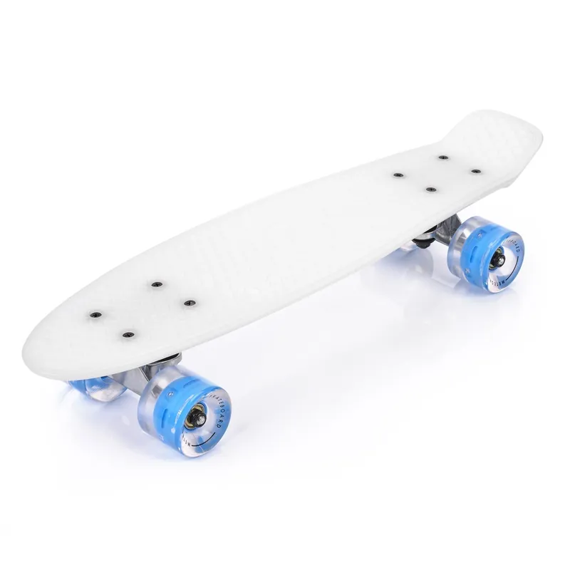 Koupit Online Svítící penny skate board Meteor Fishboard white