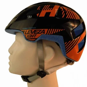 Dětská přilba Haven LEVEZA Light black/orange Nová Kolekce
