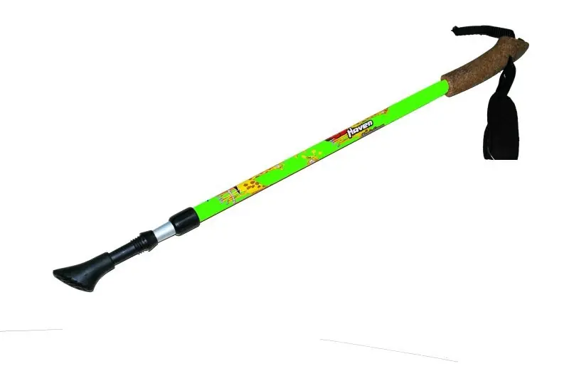Dětské teleskopické Nordic Walking hole HAVEN žirafa green Novinka