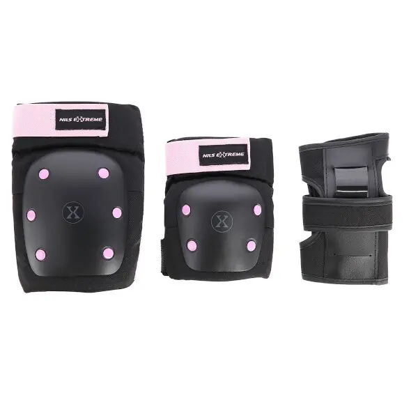 Sada chráničů na skateboard Nils Extreme H709 black-pink Kup Teď