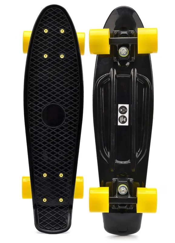Penny skate board Meteor Fishboard Black Yellow Vrácení Zdarma