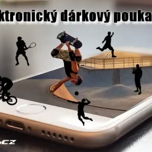 Elektronický dárkový poukaz na nákup zboží v hodnotě 500-5000 Kč Autentický