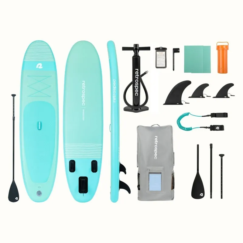 Paddleboard Retrospec Weekender SL 10‘ Seafoam Stripes Akční Nabídka