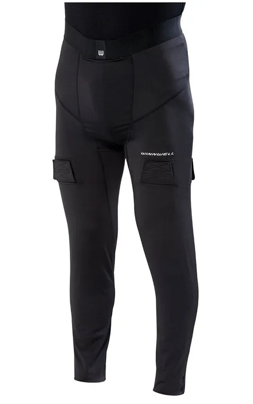 Dětské kalhoty se suspenzorem Winnwell Jock Compression YTH Poslední Šance
