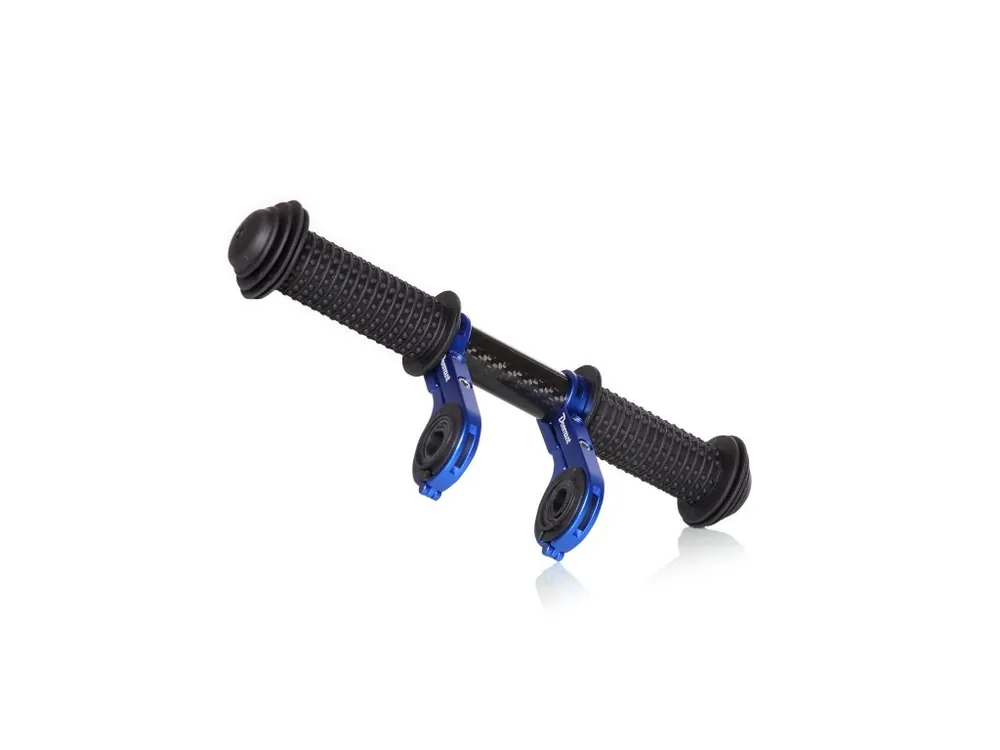 Dětská karbonová přídavná řidítka (30cm, modrá) Nejprodávanější