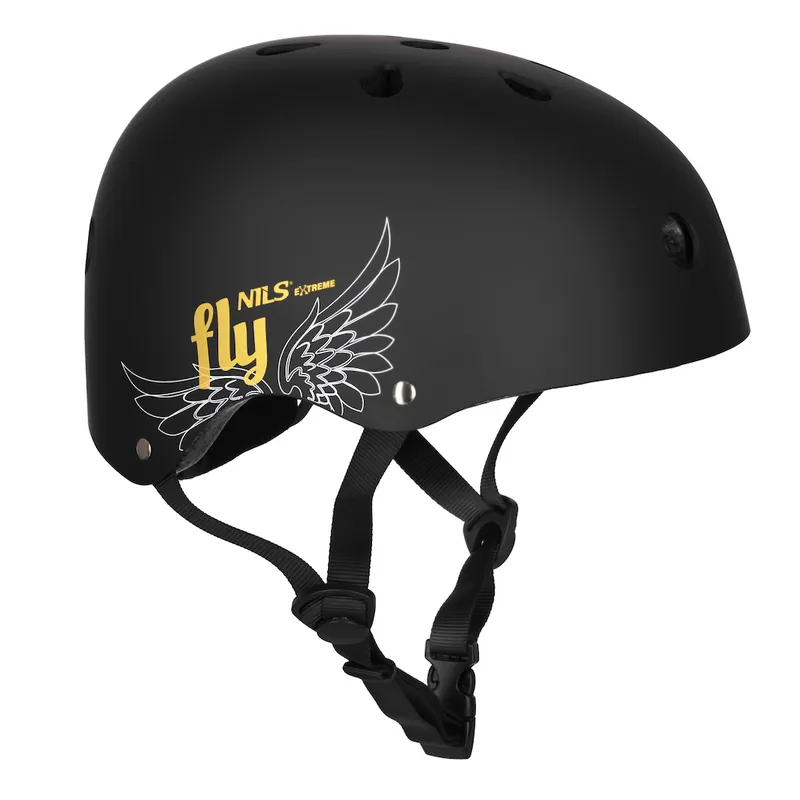 Dětská helma NILS Extreme MTW001 FLY gold Vysoce Kvalitní