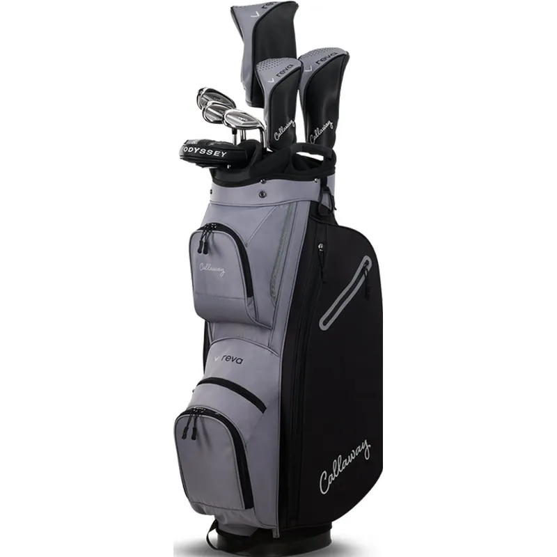 Aktuální Callaway Reva 8PC Black dámský golfový set, grafit, cart bag