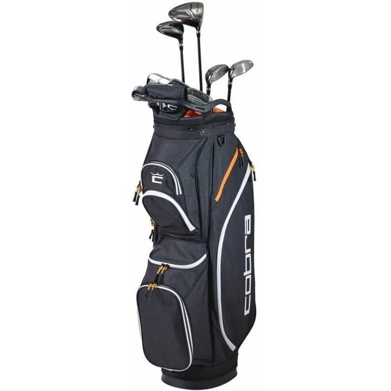 Značkový Cobra Fly XL Black Gold pánský golfový set, grafit + cart bag
