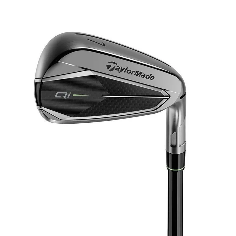 Značkový TaylorMade Qi Gunmetal Edition pánská železa, ocel