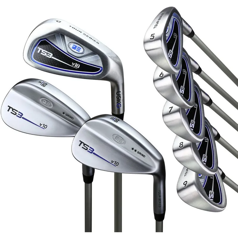 Cenový Hit U.S. Kids Golf TS3-57 (145cm) V10 8-Club dětský golfový set želez, grafit