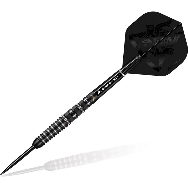 Šipky steel Mission Kuro M3 22g, black, 95% wolfram Nízká Cena