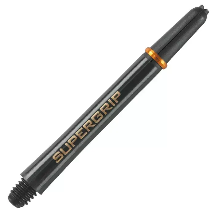Násadky na šipky Harrows Supergrip černé, zlaté, dlouhé Poslední Šance