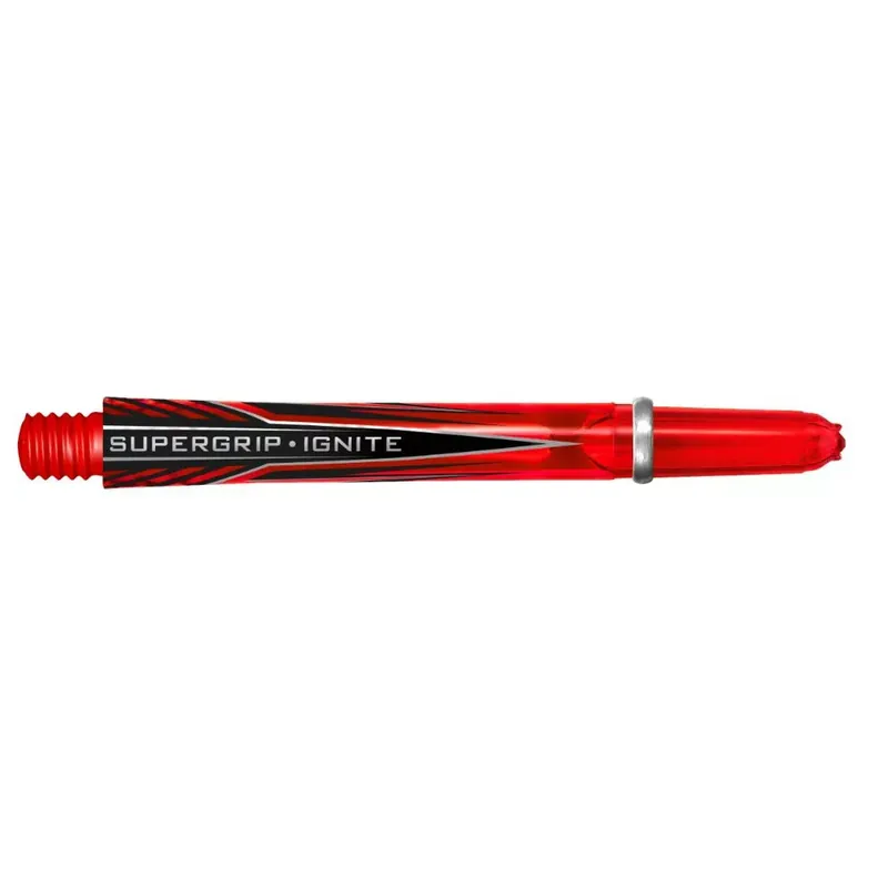 Rychlé Dodání Násadky na šipky Harrows Supergrip Ignite červené, dlouhé 47mm