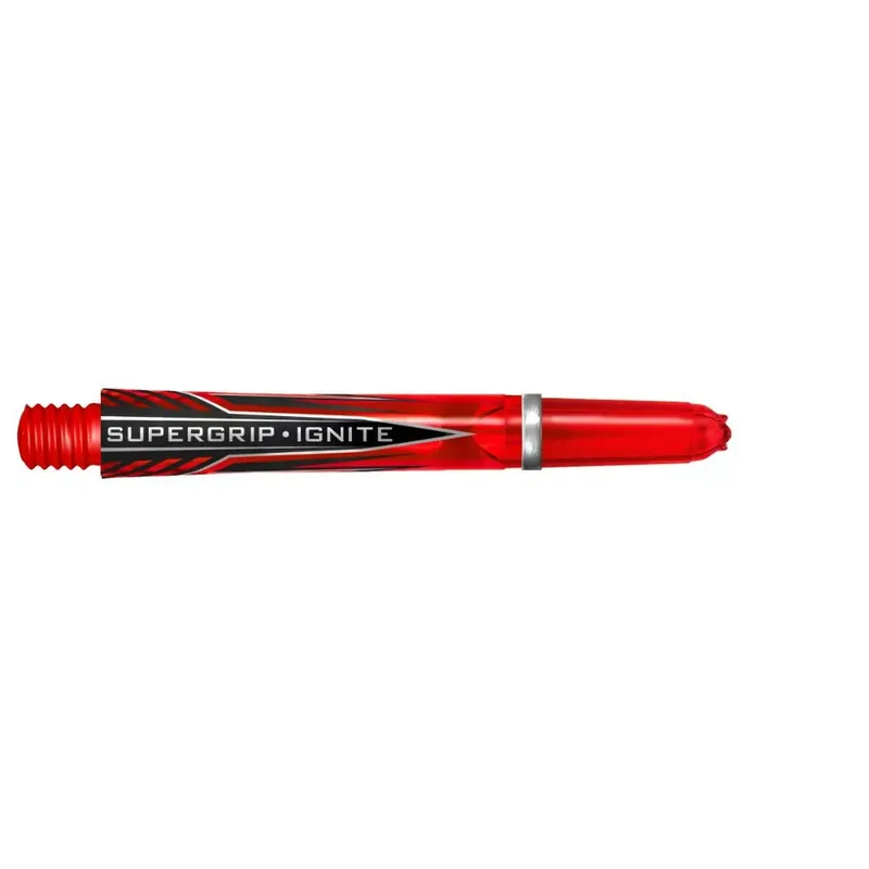 Násadky na šipky Harrows Supergrip Ignite červené, midi 40mm Víkendová Akce
