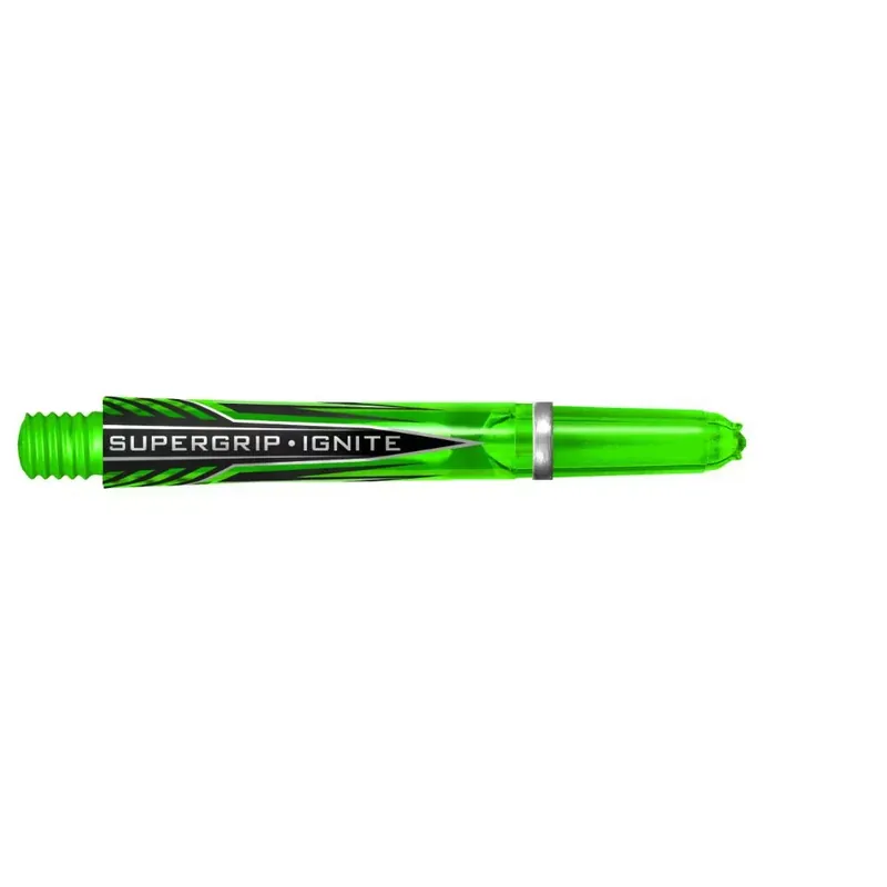 Cenová Bomba Násadky na šipky Harrows Supergrip Ignite zelené, midi 40mm