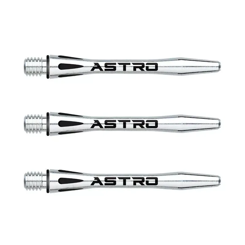 Násadky na šipky Winmau Astro hliník, stříbrné, strední Pouze Dnes