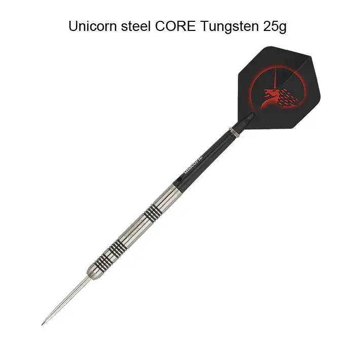 Cenově Výhodný Šipky Unicorn steel CORE 25g, 80% wolfram