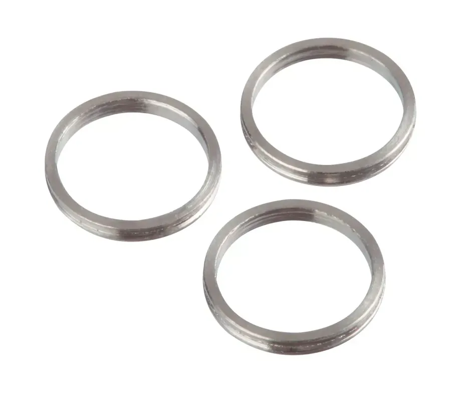 Hit Sezóny Kroužky na násadky TARGET Pro Grip titanium, stříbrné