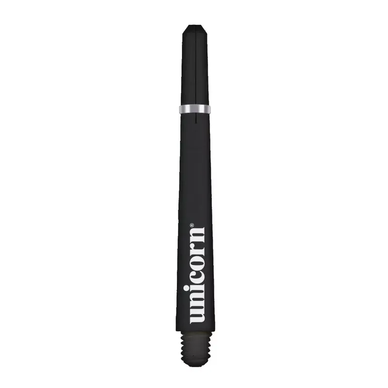 Násadky na šipky Unicorn Gripper 4, 41mm, středné černé Dokud Zásoby Vydrží
