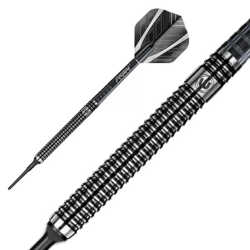 Šipky Winmau soft BLACK OUT 18g, 90% wolfram Finální Výprodej