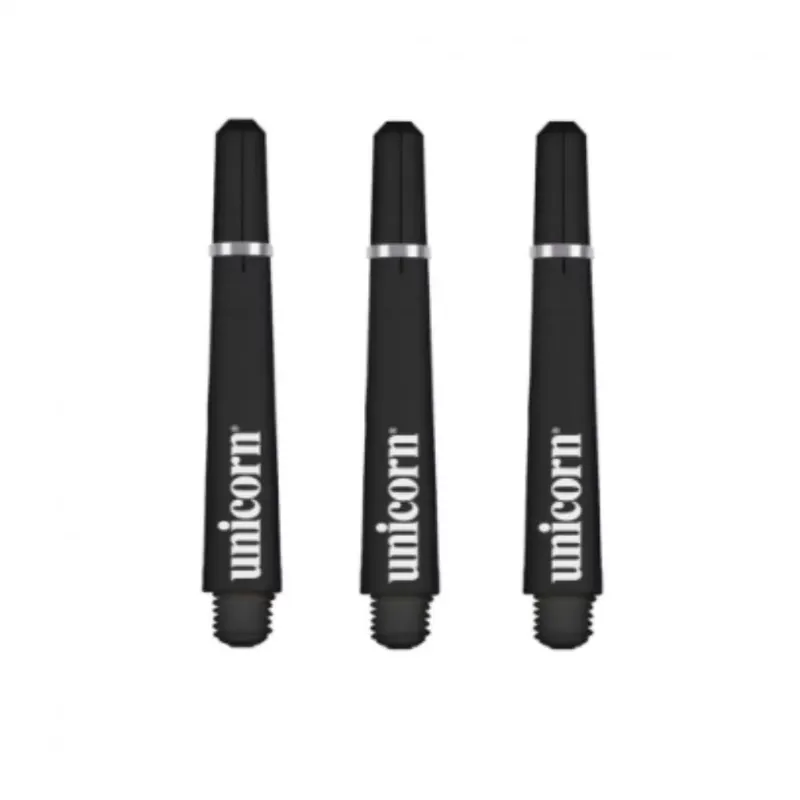 Násadky na šipky Unicorn Gripper 4, 29mm, extra krátké, černé Víkendová Akce