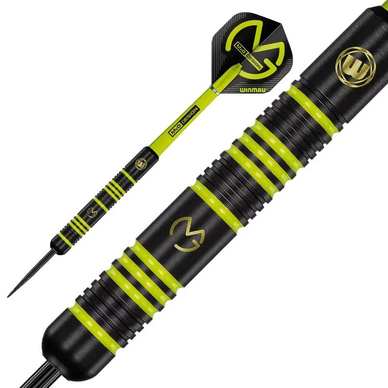 Šipky steel Winmau MvG Ambition 22g, BRASS Speciální Cena