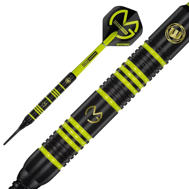Nejlepší Volba Šipky soft Winmau MvG Ambition 20g, brass