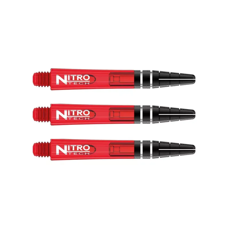 Násadky na šipky Red Dragon Nitrotech plastové červené, krátké Bezpečná Platba