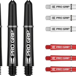 Finální Výprodej Násadky na šipky TARGET Pro Grip 34mm, černé, bílé, červené, multi-pack