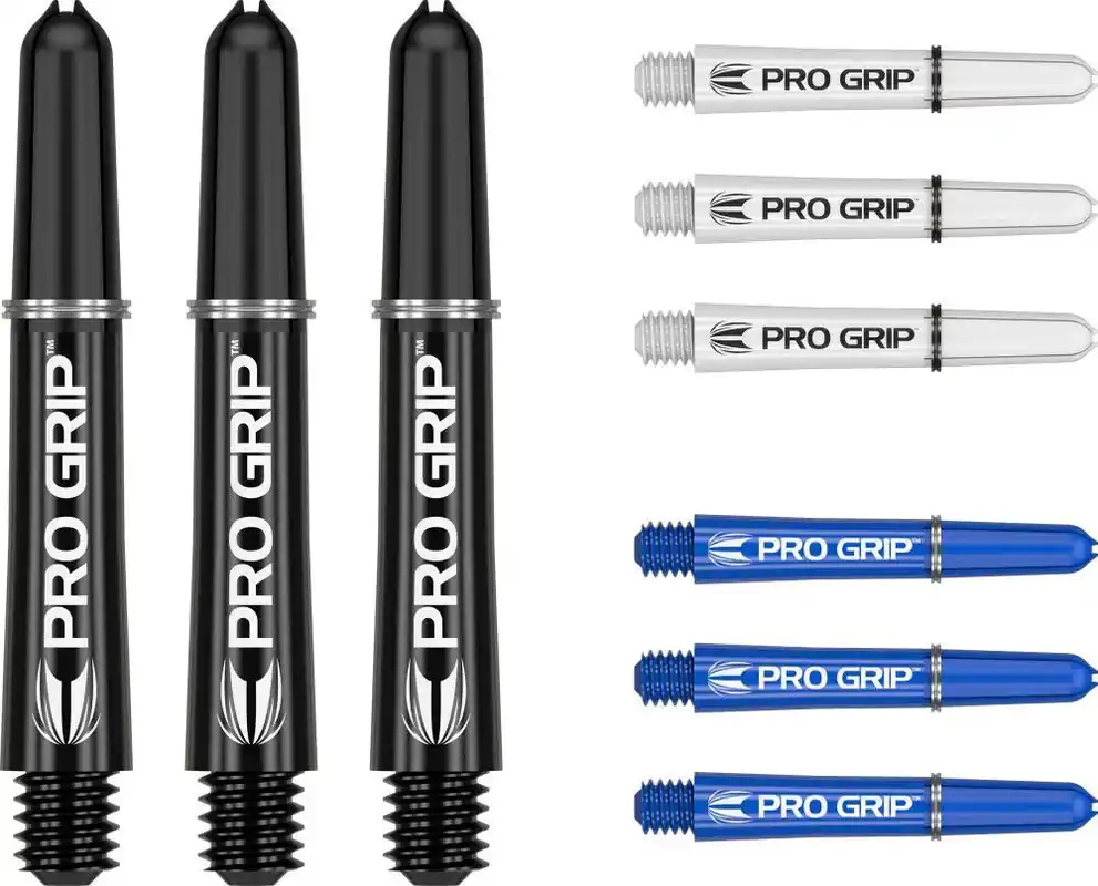 Cenový Hit Násadky na šipky TARGET Pro Grip 34mm, černé, bílé, modré, multi-pack