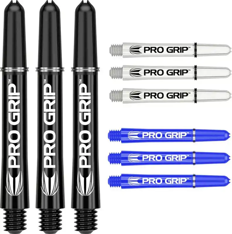 Násadky na šipky TARGET Pro Grip 41mm, černé, bílé, modré, multi-pack Jen Po Omezenou Doba