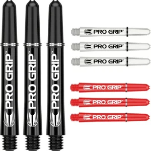 Násadky na šipky TARGET Pro Grip 41mm, černé, bílé, červené, multi-pack Přímo Od Výrobce