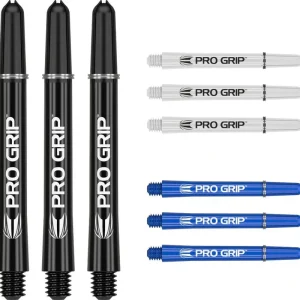 Poslední Šance Násadky na šipky TARGET Pro Grip 48mm, černé, bílé, modré, multi-pack