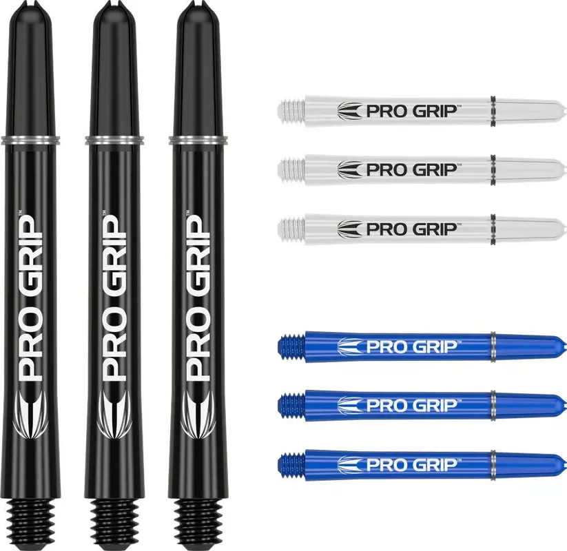 Poslední Šance Násadky na šipky TARGET Pro Grip 48mm, černé, bílé, modré, multi-pack