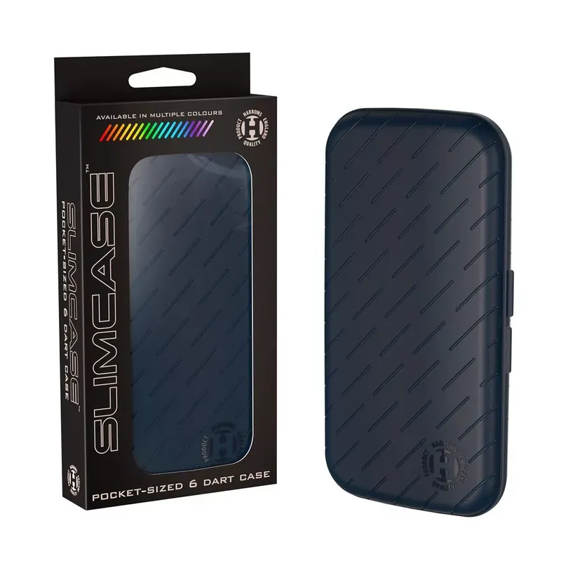 Přímo Od Výrobce Pouzdro na šipky Harrows Slimcase Navy Blue, na 2 sady šipek