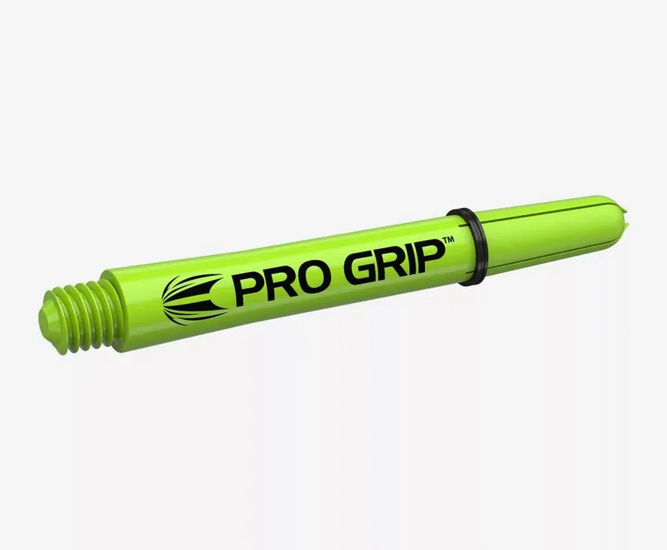 Originální Násadky na šipky Target Pro Grip lime zelené, střední 41mm, 9ks