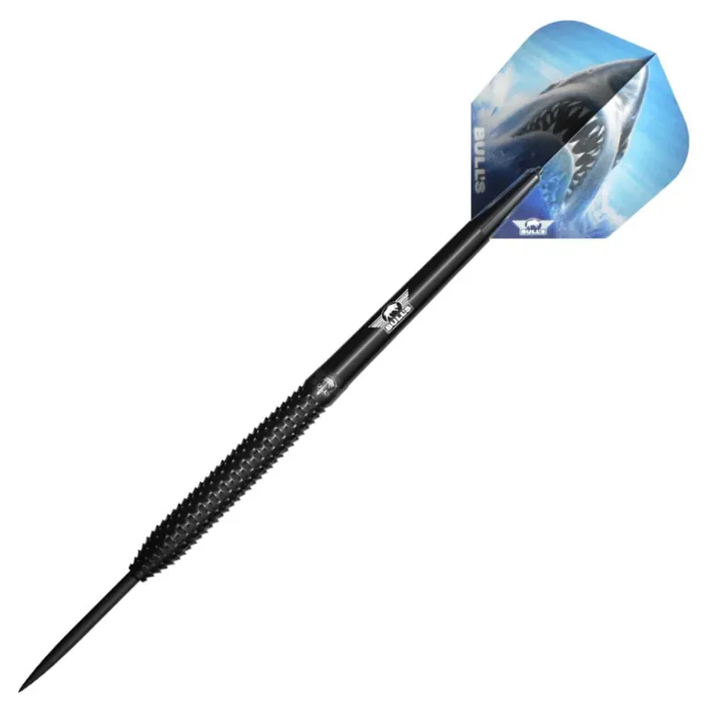 Zlevněný Šipky steel Bull‘s Shark Pro Black 23g, 90% wolfram