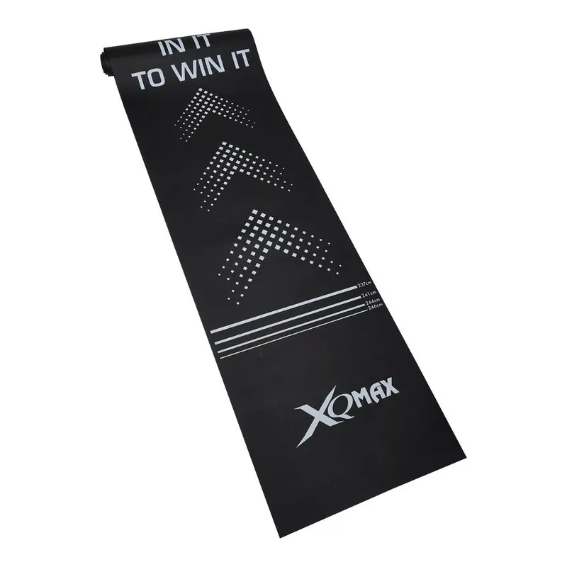 Expresní Doručení Koberec před terč XQ Max černý 300 x 62 cm PVC s hranicí hodů