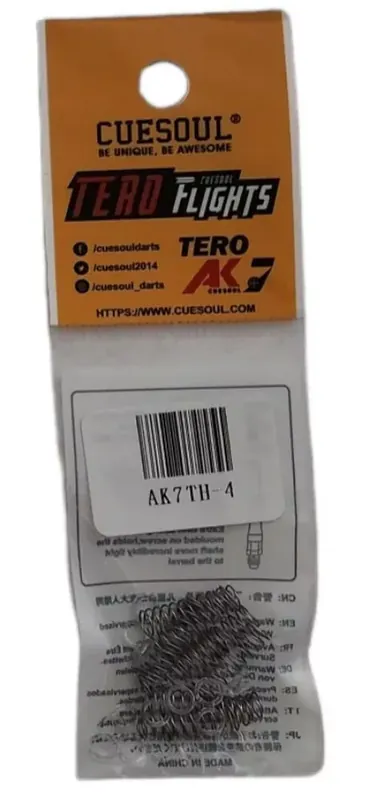 Servisní balíček pro násadky Cuesoul TERO AK7 (9ks pružin a 18ks kroužků) Finální Výprodej