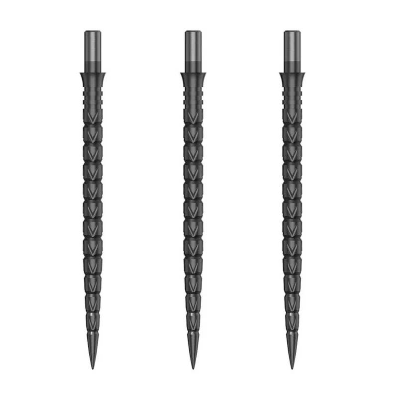 Náhradní hroty na steel šipky Cuesoul Touch Point II Cuts Gun Grey, 41mm, 3ks Odeslání Ihned