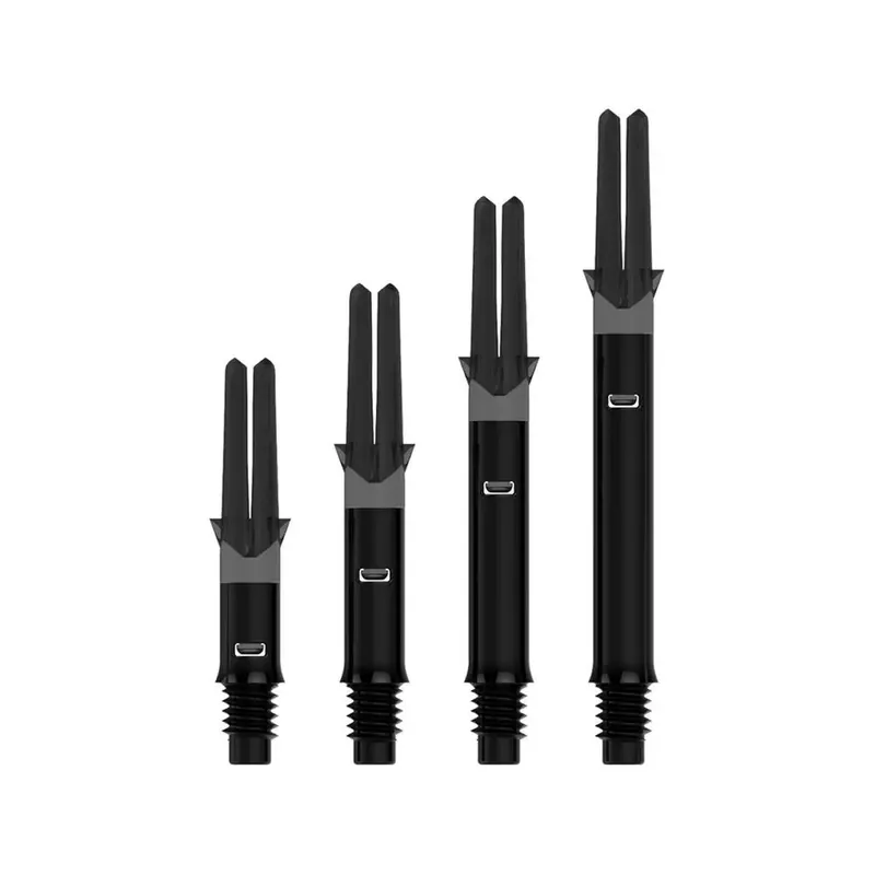 Násadky na šipky L-Style Straight Silent Spin 260 otočné, černé, tweenie, 40mm Cenový Hit