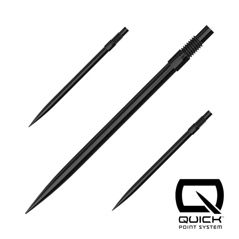 Náhradní hroty Harrows Quick Point černé, 40mm - 3ks Nejprodávanější