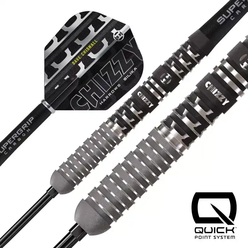 Rychlé Dodání Šipky steel Harrows Chizzy Series 4 26g Quick Point 90% wolfram