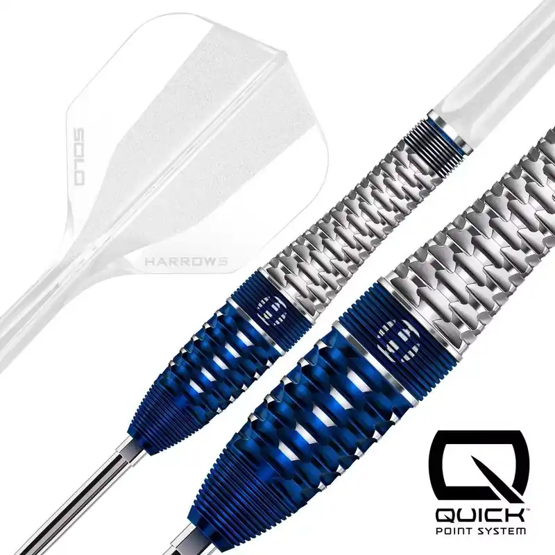 Šipky steel Harrows Geo Bomb 23g Quick Point 90% wolfram Sleva
