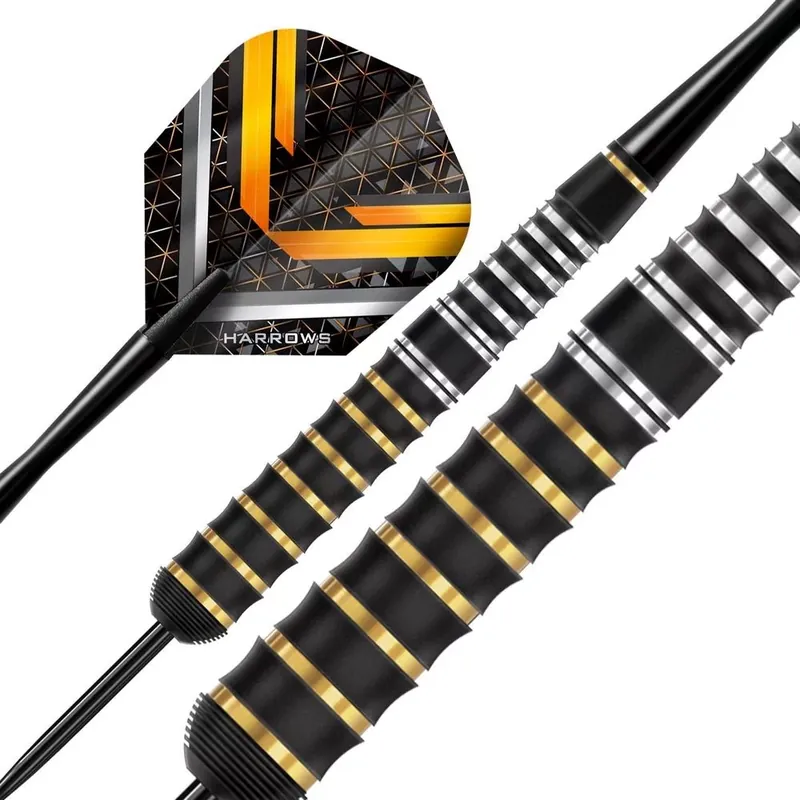 Šipky steel Harrows Vulcan 26g brass Tovární Cena